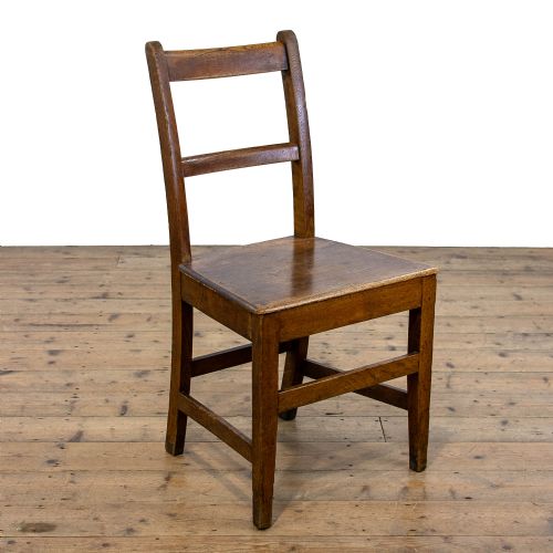 fig 2. Pair of Antique Oak Farmhouse Chairs