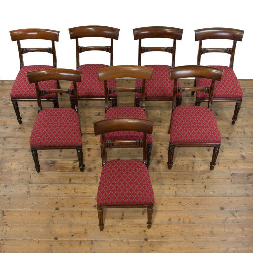 fig 1. Set of Eight Mahogany Regency Dining Chairs