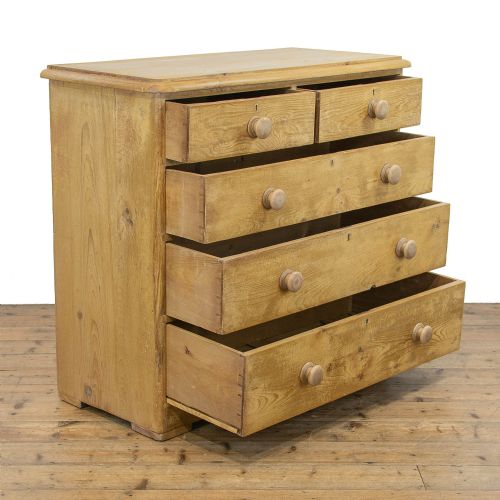 fig 2. Victorian Antique Pine Chest of Drawers