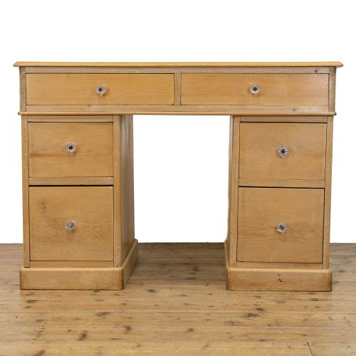 Antique Pine Kneehole Desk
