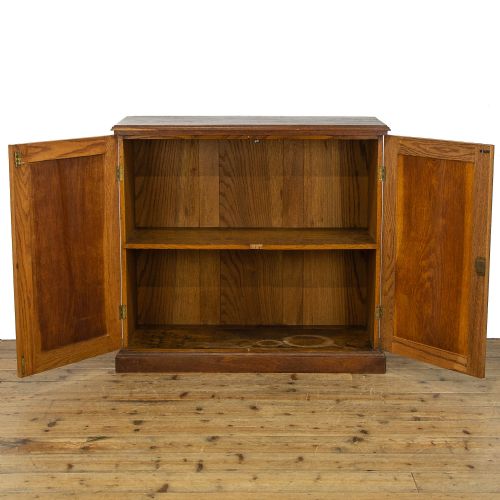 fig 2. Antique Oak Two Door Cupboard