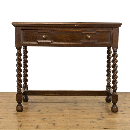 fig 1. Jacobean Revival Antique Oak Side Table
