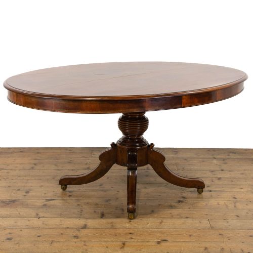 fig 2. Antique Mahogany Dining Table and Six Dining Chairs