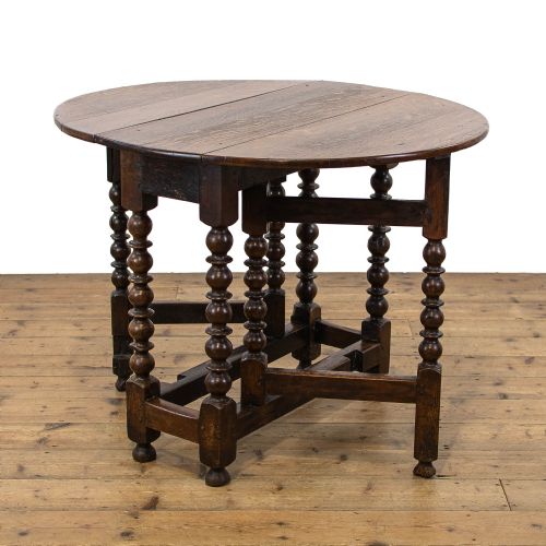 Small 18th Century Antique Oak Gateleg Table