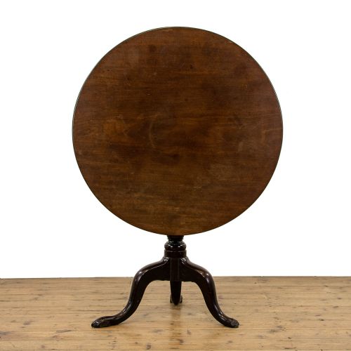 Georgian Antique Mahogany Birdcage Tilt Top Table