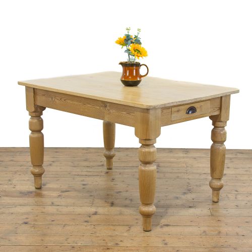 fig 1. Antique Pine Kitchen Table