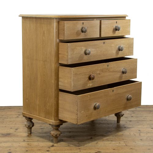 fig 2. Victorian Antique Pine Chest of Drawers