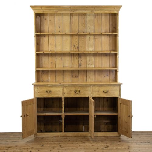 fig 1. Antique Stripped Pine Farmhouse Kitchen Dresser