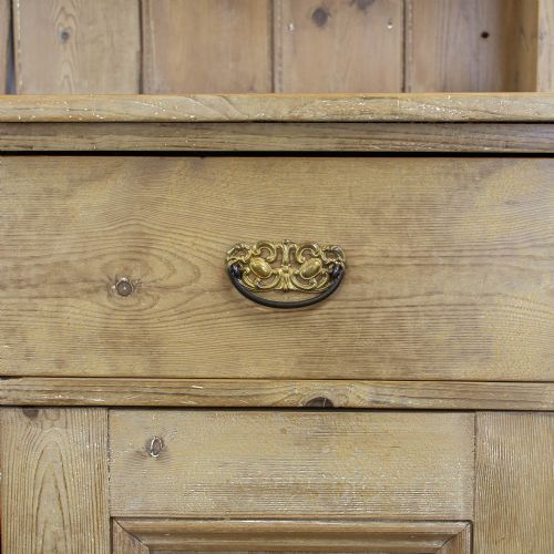 fig 2. Antique Stripped Pine Farmhouse Kitchen Dresser