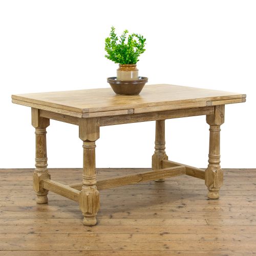 Extendable Antique Pine Dining Table