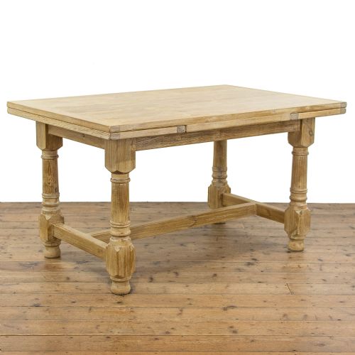 fig 1. Extendable Antique Pine Dining Table
