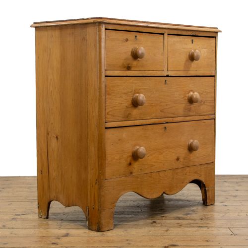 fig 1. Antique Pine Chest of Drawers