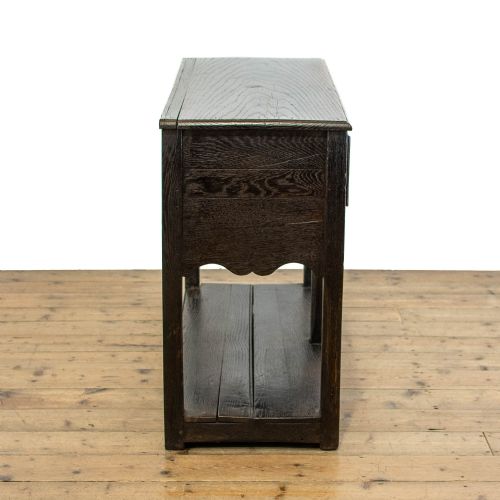 fig 2. Antique Oak Pot board Dresser Base