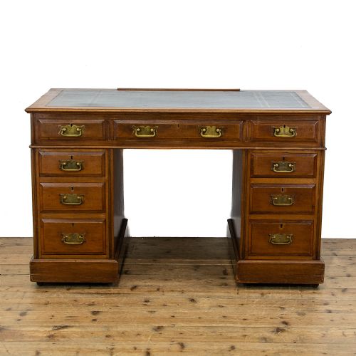 Antique Mahogany Pedestal Desk