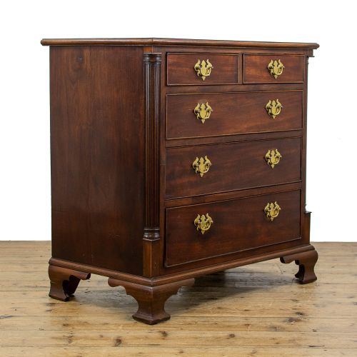 fig 1. Antique Mahogany Chest of Drawers