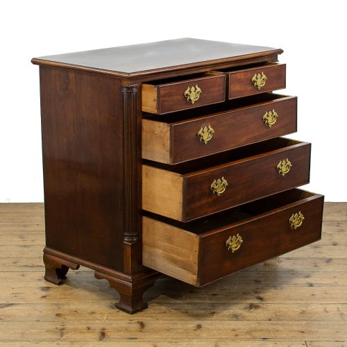 fig 2. Antique Mahogany Chest of Drawers