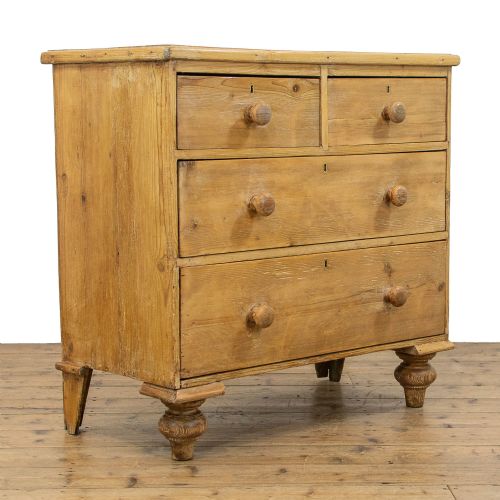 fig 2. Antique Stripped Pine Chest of Drawers