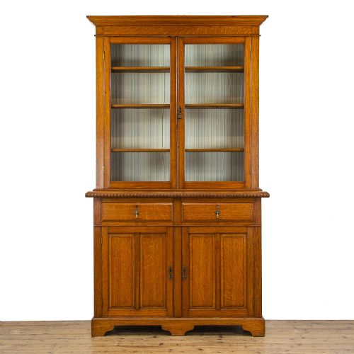 Antique Honey Oak Glazed Dresser