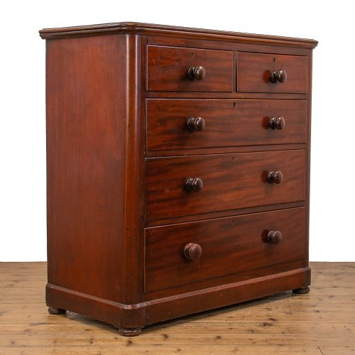 fig 1. Antique Mahogany Chest of Drawers