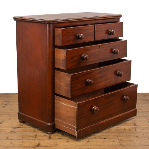 fig 2. Antique Mahogany Chest of Drawers