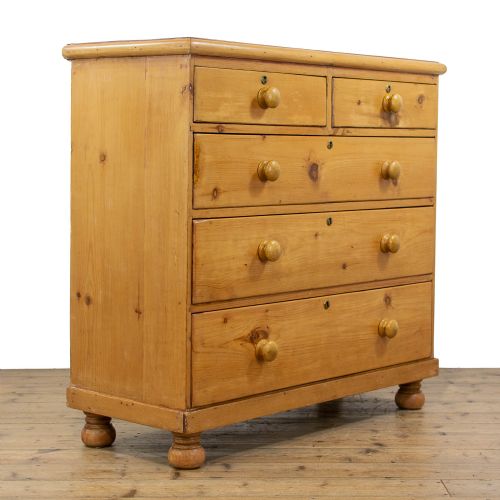 fig 1. Victorian Antique Pine Chest of Drawers