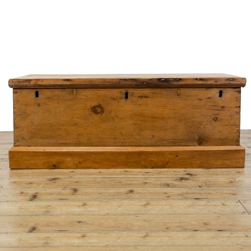 fig 1. Victorian Antique Pine Trunk