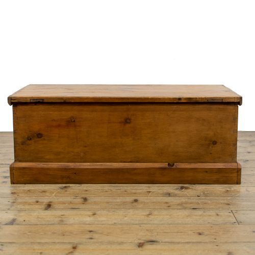 fig 2. Victorian Antique Pine Trunk
