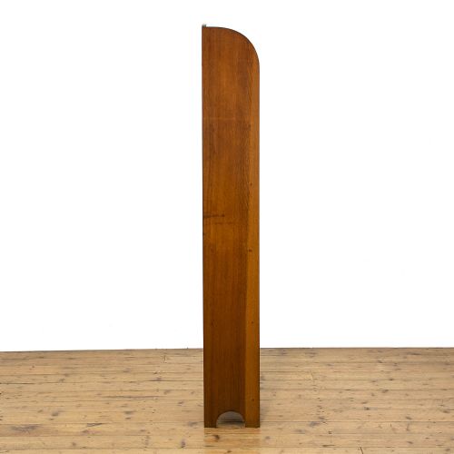 Antique Oak Slimline Open Bookcase