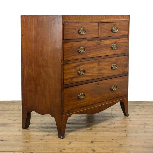 fig 1. Regency Antique Mahogany Chest of Drawers