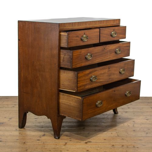 fig 2. Regency Antique Mahogany Chest of Drawers