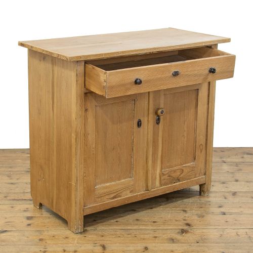 fig 2. Stripped Pine Antique Side Cupboard