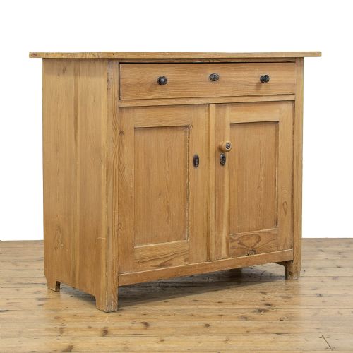 fig 3. Stripped Pine Antique Side Cupboard