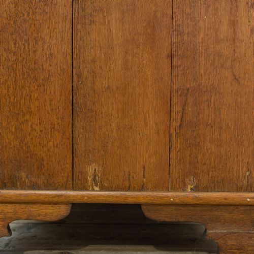fig 2. 19th Century Antique Pale Oak Chest of Drawers
