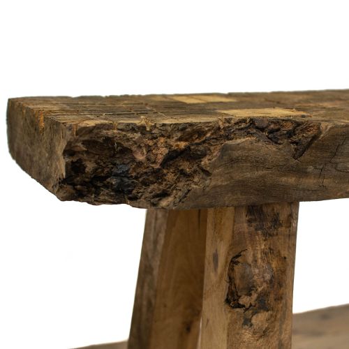 fig 4. Antique Oak Pig Bench