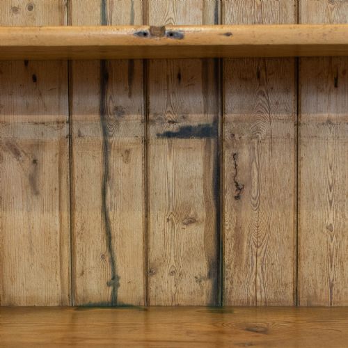 fig 2. Large Antique Pine Library Bookcase