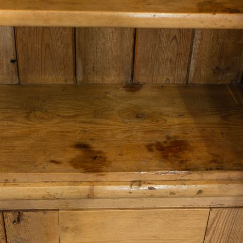 fig 3. Large Antique Pine Library Bookcase