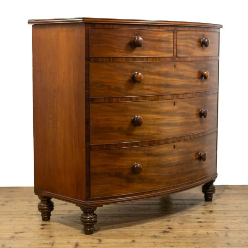 fig 1. Victorian Antique Mahogany Chest of Drawers