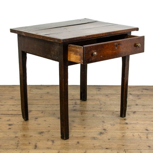 fig 1. Antique Oak Side Table