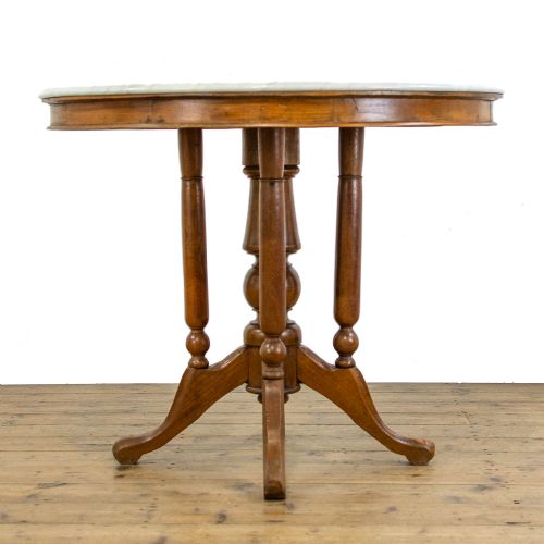 fig 1. Antique Centre Table with Marble Top