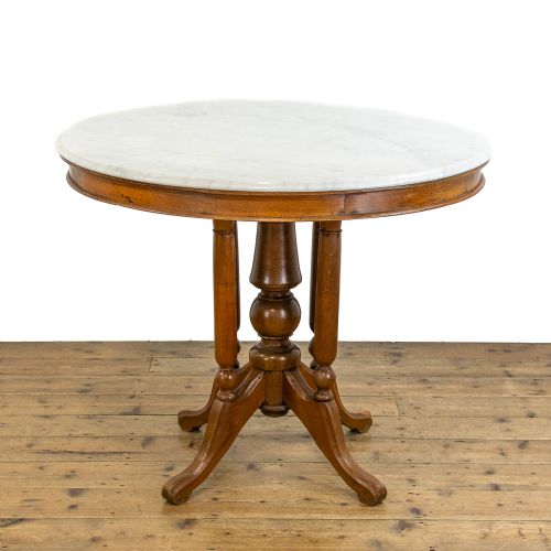 fig 3. Antique Centre Table with Marble Top
