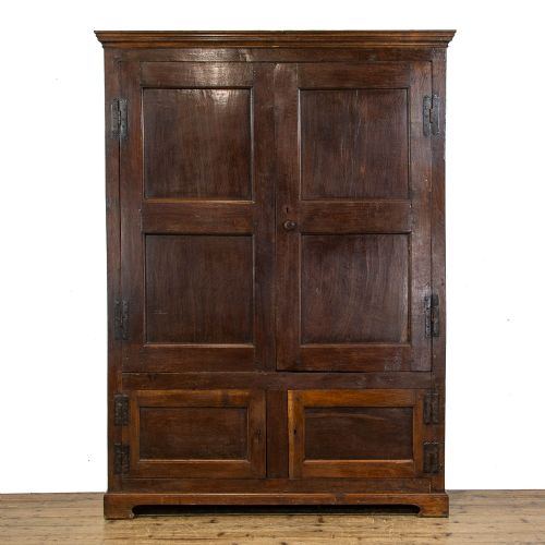 Early 18th Century Antique Oak Vestment Cupboard
