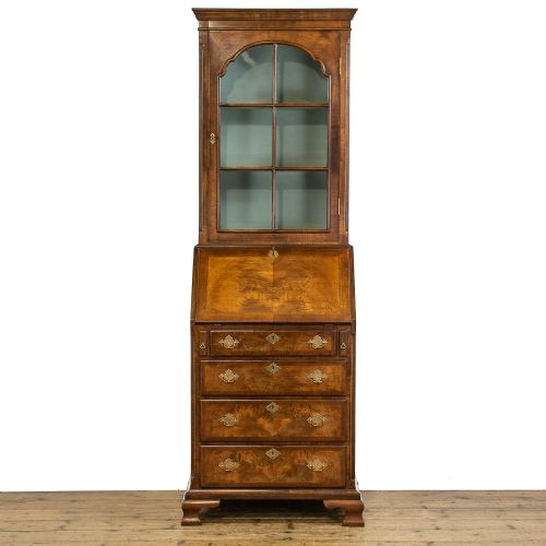 Antique Walnut Bureau Bookcase by ‘Kean & Scott’