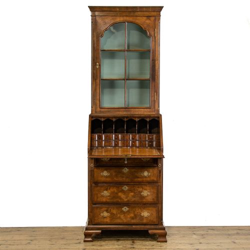 fig 1. Antique Walnut Bureau Bookcase by ‘Kean & Scott’