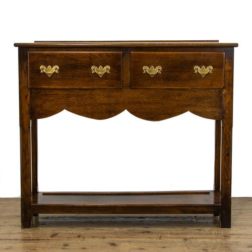 Small Antique Oak Dresser Base