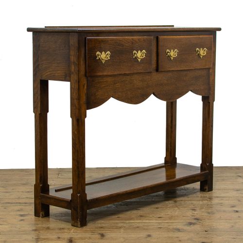 fig 1. Small Antique Oak Dresser Base