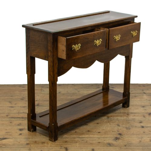 fig 2. Small Antique Oak Dresser Base