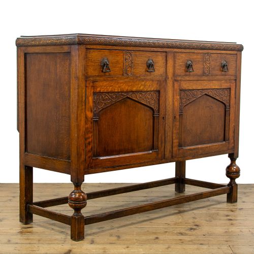 fig 3. Antique Carved Oak Sideboard