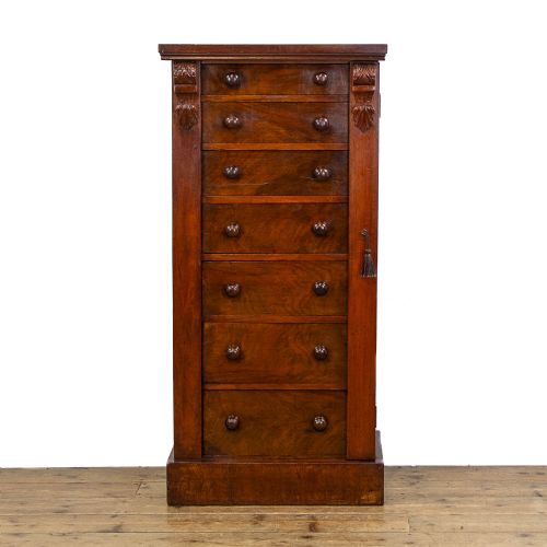 Antique Mahogany Wellington Chest