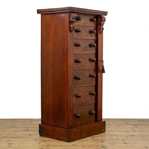 fig 3. Antique Mahogany Wellington Chest