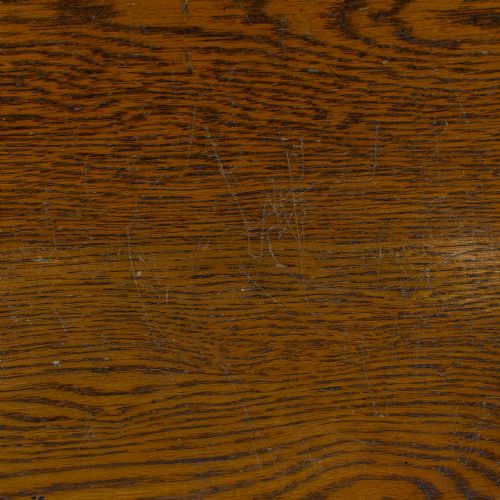fig 2. Antique Oak Roll Top Desk by ‘Entirely English Make - H.L.L’